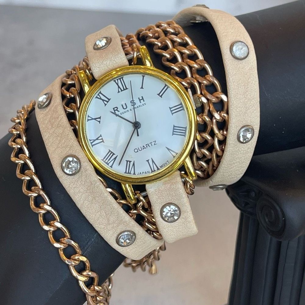 RUSH by Denis and Charles Wrap Chain Watch